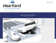 Tablet Screenshot of heartlandultrasound.com